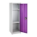 AdirOffice 48 Steel Single Tier Purple Storage Locker  (629-01-PUR)