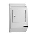 AdirOffice Steel Drop Box Mailbox with Key Lock, 0.37 cu. ft. (631-13-WHI)