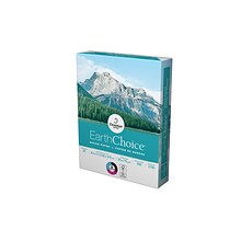 EarthChoice 8.5 x 11 Multipurpose Paper, 20 lbs., 92 Brightness, 500 Sheets/Ream (2700)