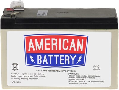 ABC RBC17 UPS Replacement Battery, Black (RBC17-ABC)