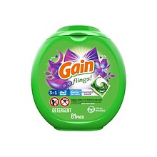 Gain Flings! Laundry Detergent Capsules, 56 oz., 76 Capsules (91796)