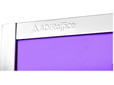 AdirOffice 72'' 6-Tier Key Lock Purple Steel Storage Locker, 2/Pack (629-206-PUR-2PK)