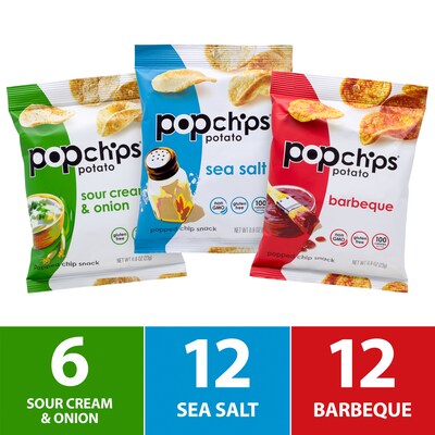 Popchips Variety Pack 0.8oz 30CT (220-01998)