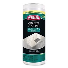 Weiman Disinfecting Wipes, Spring Garden Scent, 30 Wipes/Container, Carton (WMN54A)