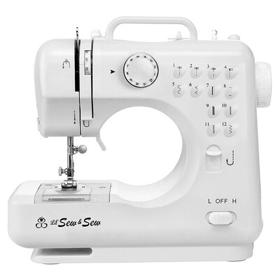 Michley LSS-505+ Combo 12-Stitch Desktop Sewing Machine with Sewing Kit and Electric Scissors (61664