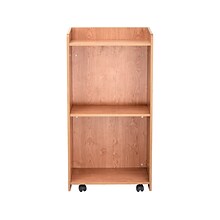 AdirOffice 46 Presentation Lectern with Cover, Medium Oak (661-07-MEO)