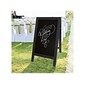 Excello Global Products Chalkboard, Black Wood, 40" x 22" (EGP-CKB-0003)