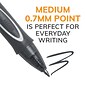 BIC Gel-ocity Quick Dry Gel Pen, Medium Point, 0.7 mm, Assorted Ink, 12/Pack (RGLCG11AST)