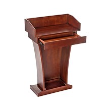 AdirOffice 43.3 Podium Lectern with Cover, Cherry (661-012-CH-PKG)