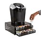 Mind Reader Network Collection 72 Capacity Coffee Pod Storage Drawers, Metal Mesh, Black (DBMTRAY-BLK)