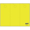 Zapco® 3.67 x 8 1/2 65 lbs. Digital Timberline Cover Door Hanger, Sunfish Yellow, 50/Pack (212-50E