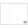 Zapco 3.67 x 8 1/2 67 lbs. Digital Bristol Cover Door Hanger, White, 334/Pack (212-334FWH43D)