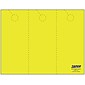 Zapco 3.67" x 8 1/2" 65 lbs. Digital Timberline Cover Door Hanger, Sunfish Yellow, 334/Pack (212-250ESYH43B)