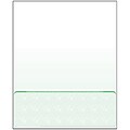 Zapco® 8 1/2 x 11 60 lbs. Security Check on Bottom Papers, Void Green, 500/Pack (CK18-500GRN)