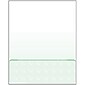 Zapco® 8 1/2" x 11" 60 lbs. Security Check on Bottom Papers, Void Green, 500/Pack (CK18-500GRN)