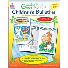 Carson-Dellosa Growing in Grace Childrens Bulletins Resource Book