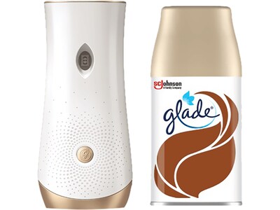 Glade Automatic Spray Starter Kit, Refill, Cashmere Woods Scent (328613)