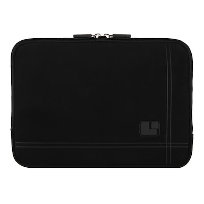SumacLife Microsuede 15" Protective Carrying Sleeve (Black with Black Edge)