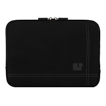 SumacLife Microsuede 15 Protective Carrying Sleeve (Black with Black Edge)