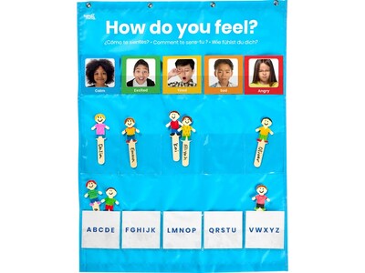 hand2mind Express Your Feelings Pocket Chart (93385)
