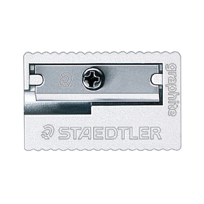 Staedtler Manual Pencil Sharpeners, Silver, 4/Pack (51010BK402NA)