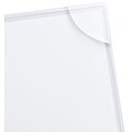 Avery Corner Lock, 3-Hole Punched Plastic Sleeves, Heavyweight, 8-1/2” x 11”, Clear, 4/Pack (72269)
