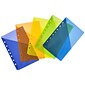 Avery Mini Binder Pockets for 5 1/2" x 8 1/2" Paper, Assorted Colors, 5/Pack (75307)