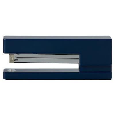 JAM Paper Modern Desktop Stapler, 10 Sheet Capacity, Navy Blue (337NA)