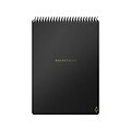 Rocketbook Flip Smart Notepad, 6 x 8.8, Lined/Dot Grid Ruled, 18 Sheets, Black (FLP-E-RC-A-FR)