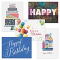 Custom 7 7/8 x 5 5/8 Birthday Assortment Cards, with Envelopes