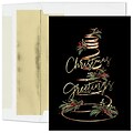 Custom Spiral Tree Cards, with Envelopes, 5 5/8 x 7 7/8 Holiday Card, 25 Cards per Set