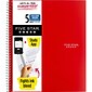 Five Star 5-Subject Subject Notebooks, 8.5" x 11", College Ruled, 200 Sheets, Each (06112/06208)