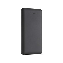 LAX Gadgets Ultra Slim USB Power Bank, 12000mAh, Black (RB12KBK)