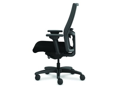 HON Ignition 2.0 Fabric Computer & Desk Big & Tall Chair, 450 lb. Capacity, Black (HONI2BTVMC10BTN)