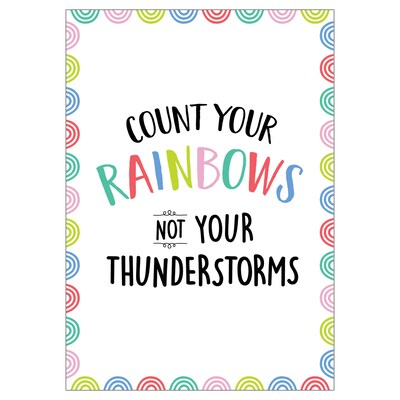 Creative Teaching Press® Rainbow Doodles Inspire U, 13-3/8 x 19 Count Your Rainbows… Poster (CTP10