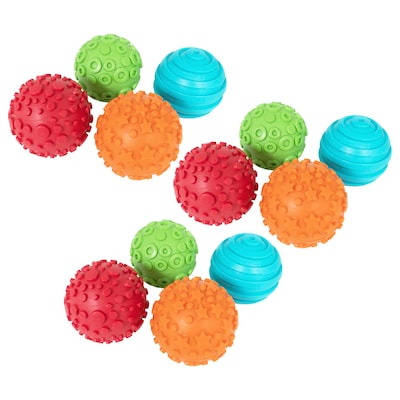 Ready 2 Learn Paint and Dough Texture Spheres, Assorted Colors, 4 Per Set, 3 Sets (CTUCE10061-3)
