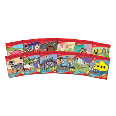 Junior Learning® Letters & Sounds, Phase 6, Set 1, Fiction Boxed Set, Paperback 12-per Set  (JRL385)