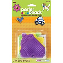 Perler Small Fun Shaped Pegboards for Fuse Beads, Assorted 5/Pack (PER22628)