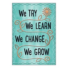 ARGUS® 13-3/8 x 19 We TRY We LEARN We Change…Poster (T-A67096)