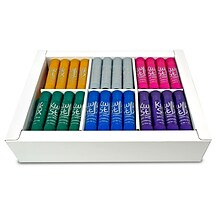 Kwik Stix  Tempera Paint Sticks, Assorted Metalix Colors, Pack of 72 (TPG629)