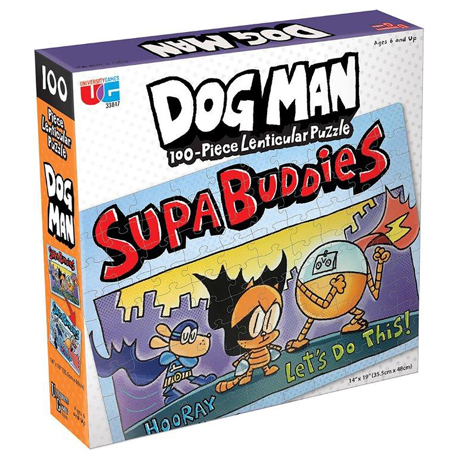 University Games Dog Man Supa Buddies Puzzle, 100-Piece Jigsaw (UG-33846)