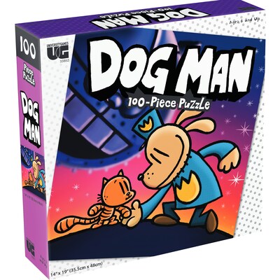 University Games Dog Man Grime & Punishment Puzzle, 100-Piece Jigsaw (UG-33852)