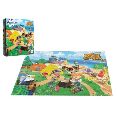 USAopoly Animal Crossing: New Horizons Welcome to Animal Crossing Puzzle, 1000-Piece Jigsaw (USAPZ00