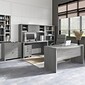 Bush Business Furniture Echo 5 Shelf Bookcase, Modern Gray (KI60404-03)