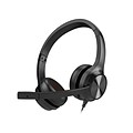 Creative Chat USB Noise Canceling Stereo On Ear Computer Headset, Black (51EF0980AA000)