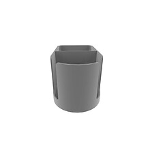 Deflect-O Standing Desk Plastic Cup Holder Organizer, Gray (400000)