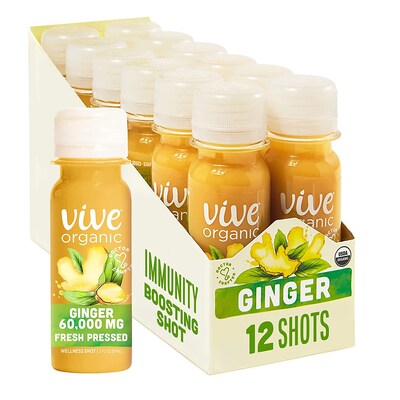 Vive Organic Variety Juice Pack, No Sugar Added, No Pulp, 12 Bottles/Case (9026)