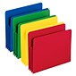 Smead Heavy Duty Poly File Pockets, 3-1/2" Expansion, Letter Size, Assorted Colors, 4/Box (73500)