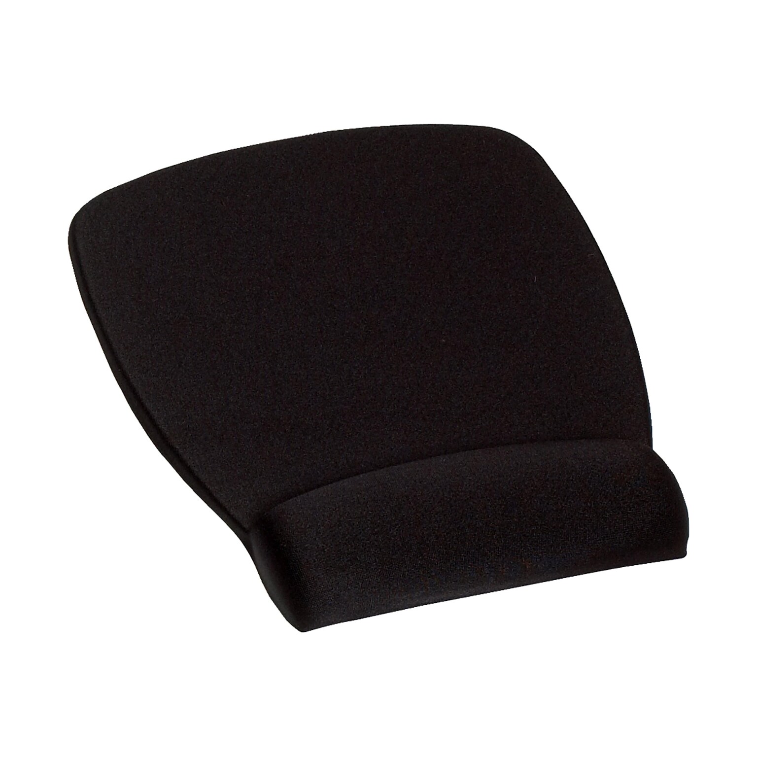 3M Mouse Pad with Foam Wrist Rest, Black, Durable Fabric Cover, Anti-microbial Product Protection (MW209MB)