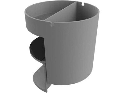 Deflect-O Standing Desk ABS Plastic Small Desk Organizer, Gray (400001)